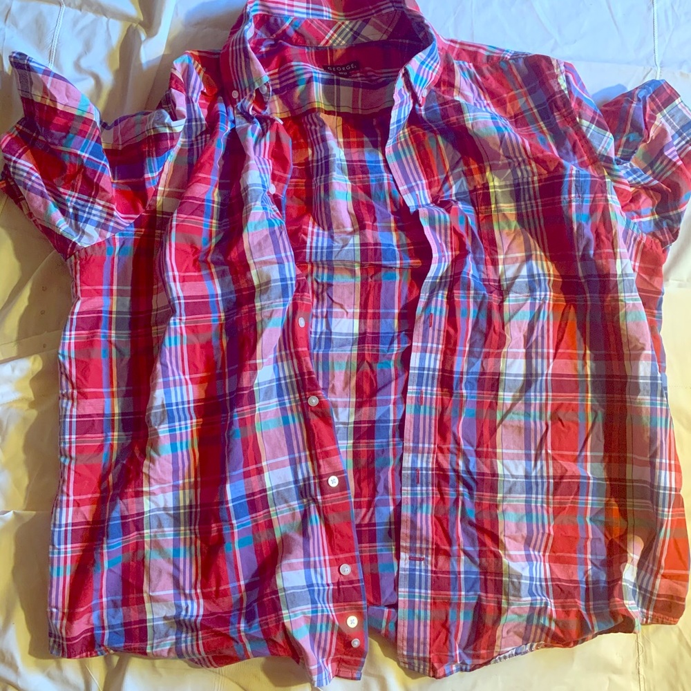 Plaid button up